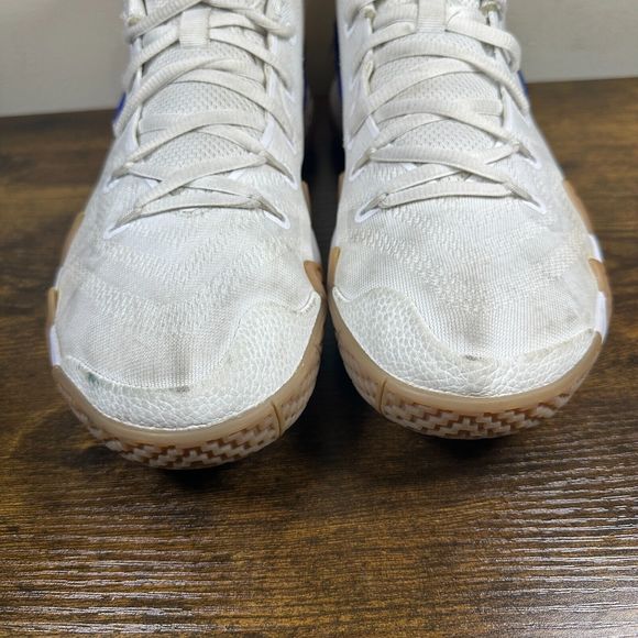 Nike Kyrie 4 Uncle Drew White Deep‎ Royal 943806-100 Shoes Men's Size 9 - Picture 3 of 11